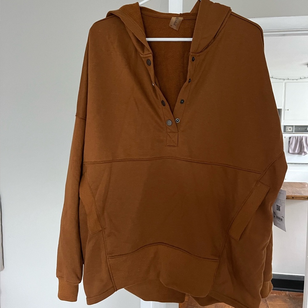 Altar’d State Hoodie — Brown/ Dark Burnt Orange — Size M — New With Tags